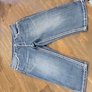 ladies 6 code bleu Capri jeans